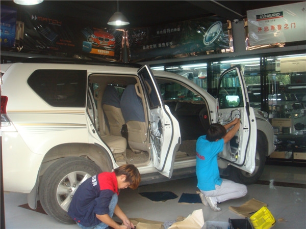 陜西西安上尚汽車音響-豐田2700改裝意大利赫茲音響