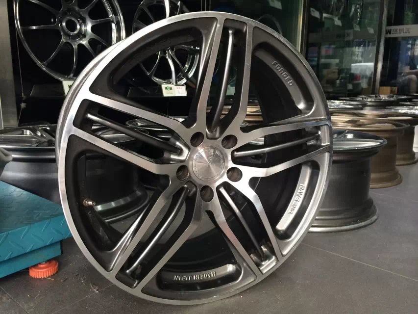 RAYS triniti，鍛造，19寸，8.5J ，ET38，5-112 奧迪A4, CC、Q3、Q5等，二手現(xiàn)貨
