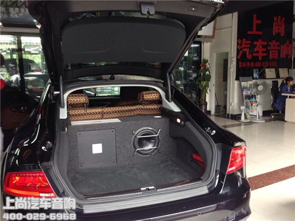 奧迪A7改裝丹拿音響-陜西西安上尚汽車音響改裝