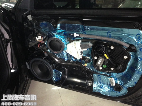 奧迪A7改裝丹拿音響-陜西西安上尚汽車音響改裝