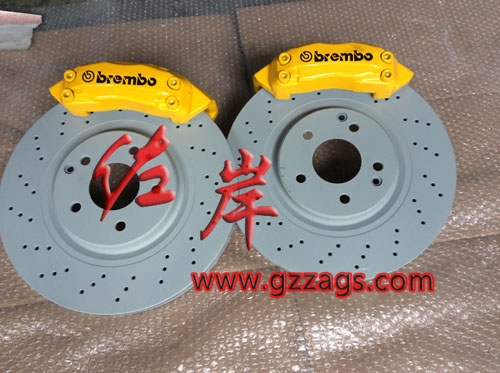 大眾高爾夫6剎車套件 高爾夫6 4活塞剎車 Brembo剎車