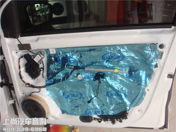 大眾POLO改裝意大利赫茲音響-陜西西安上尚汽車音響