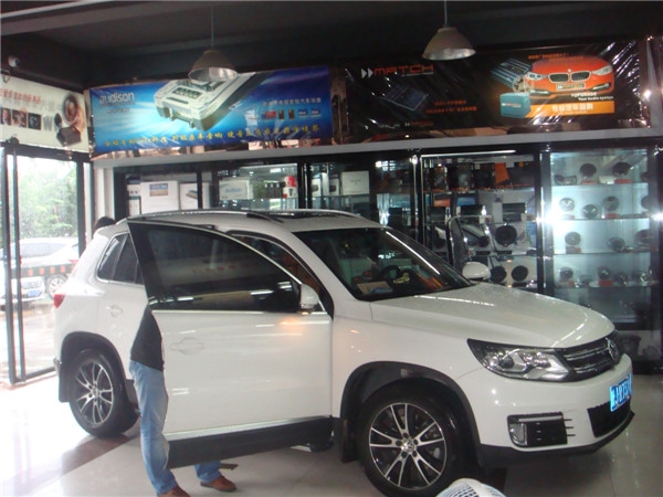 陜西西安上尚大眾途觀改裝德國MATCH音響