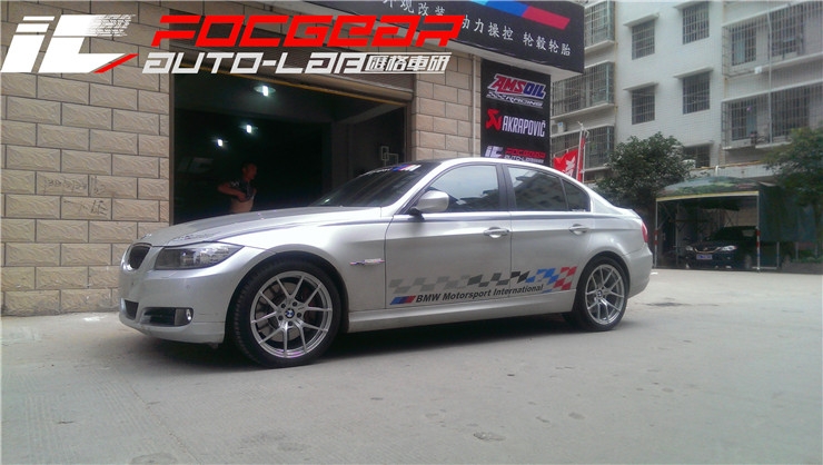 BMW寶馬E90 335 3系改裝加拿大JW鍛造定制18寸輪轂-湖南長沙匯格車研專業(yè)寶馬改裝