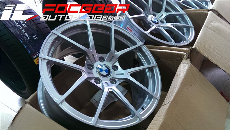 BMW寶馬E90 335 3系改裝加拿大JW鍛造定制18寸輪轂-湖南長沙匯格車研專業(yè)寶馬改裝
