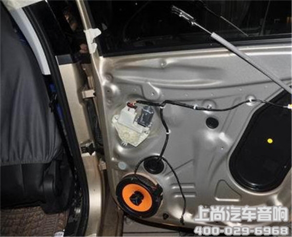 大眾桑塔納改裝意大利赫茲音響-陜西西安上尚汽車音響改裝