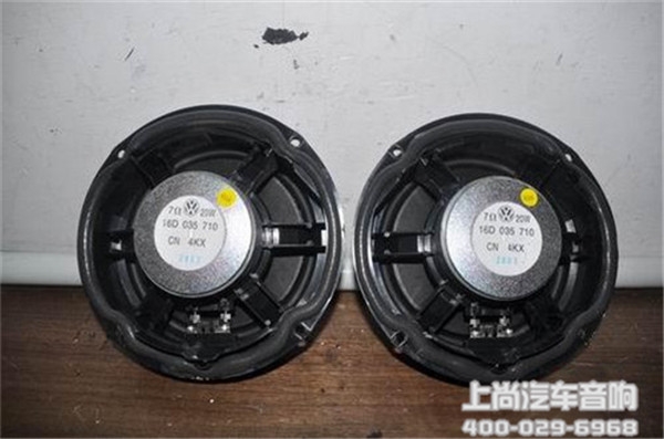 大眾桑塔納改裝意大利赫茲音響-陜西西安上尚汽車音響改裝