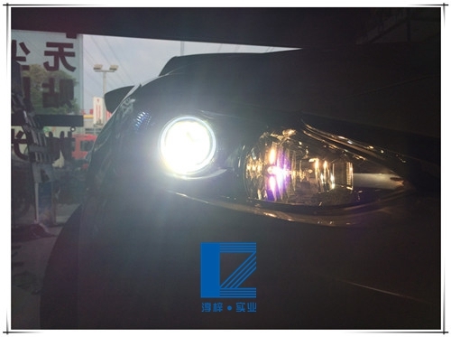 新馬自達(dá)3昂科塞拉大燈改裝Q5雙光透鏡 歐司朗氙氣燈 華科安定器