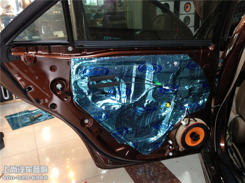 豐田銳志改裝意大利赫茲音響-陜西西安上尚汽車音響改裝公司