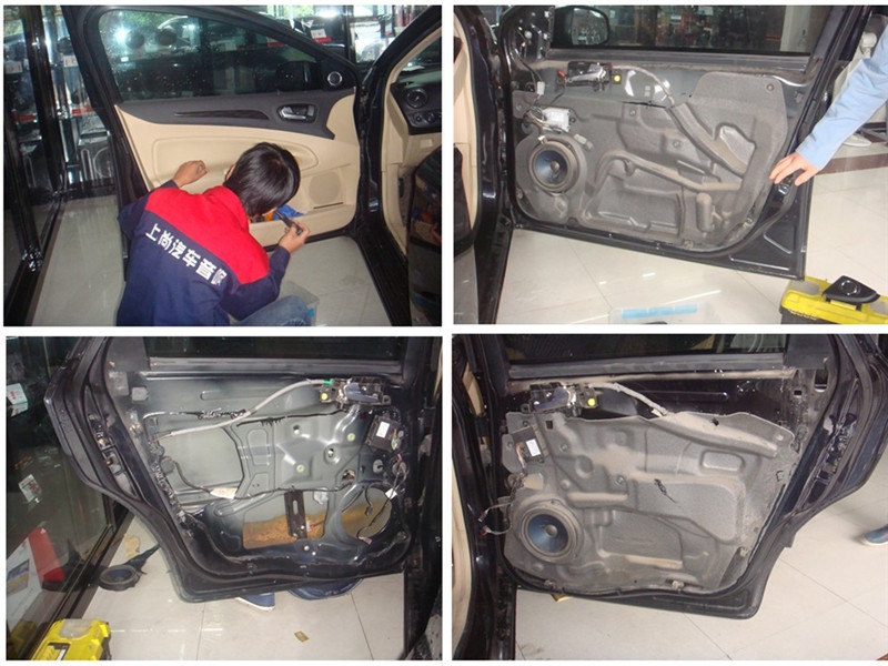 專業(yè)汽車音響改裝陜西西安上尚福特蒙迪歐致勝音響改裝