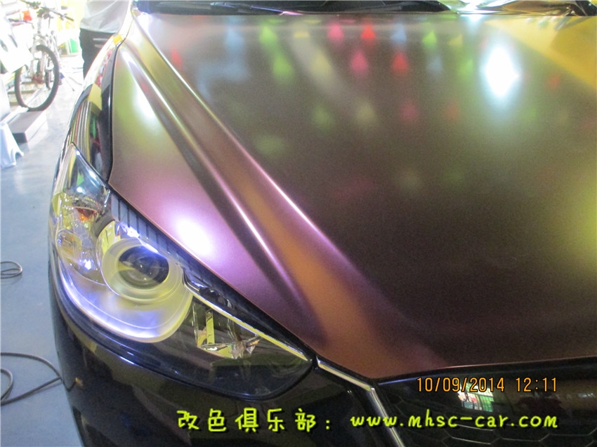 馬自達CX-5改色貼膜變色龍改色深圳實體店施工