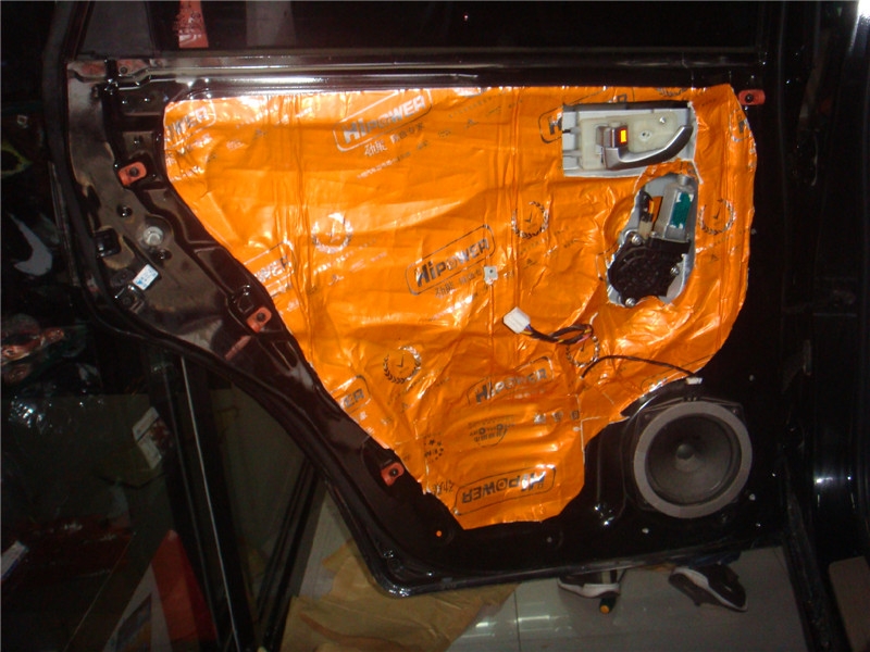 陜西西安上尚汽車(chē)音響現(xiàn)代途勝隔音工程