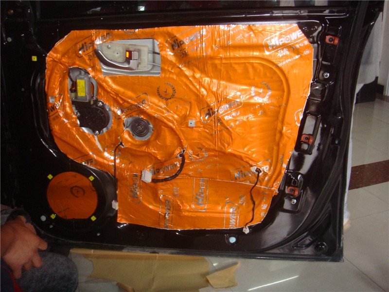 陜西西安上尚汽車(chē)音響現(xiàn)代途勝隔音工程