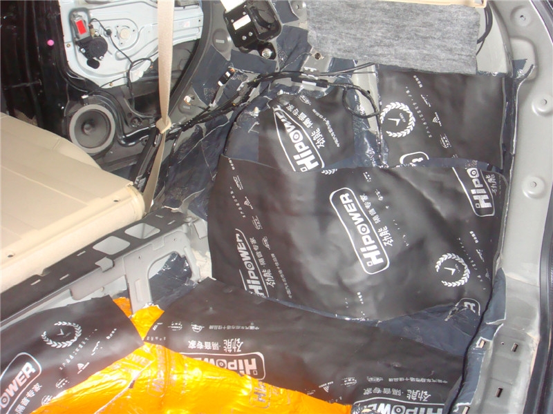 陜西西安上尚汽車(chē)音響現(xiàn)代途勝隔音工程