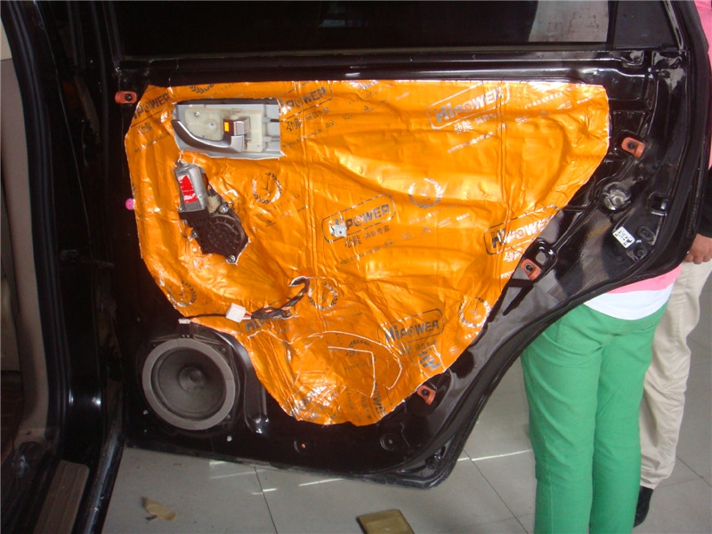 陜西西安上尚汽車(chē)音響現(xiàn)代途勝隔音工程