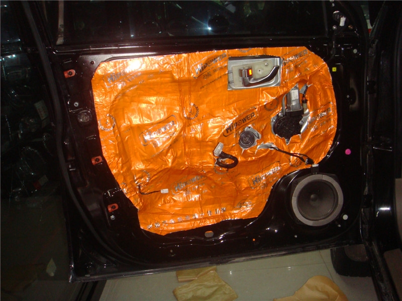 陜西西安上尚汽車(chē)音響現(xiàn)代途勝隔音工程