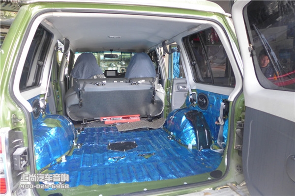 陜西西安上尚獵豹黑金剛改裝意大利赫茲音響