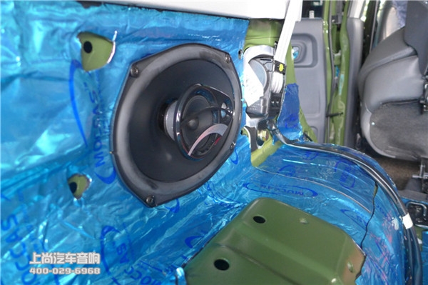 陜西西安上尚獵豹黑金剛改裝意大利赫茲音響