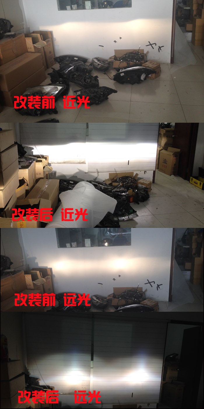 凯迪拉克SRX 改透镜 氙气灯 北京驰远改灯