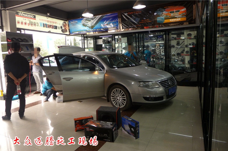 陜西西安上尚大眾邁騰改裝意大利赫茲音響