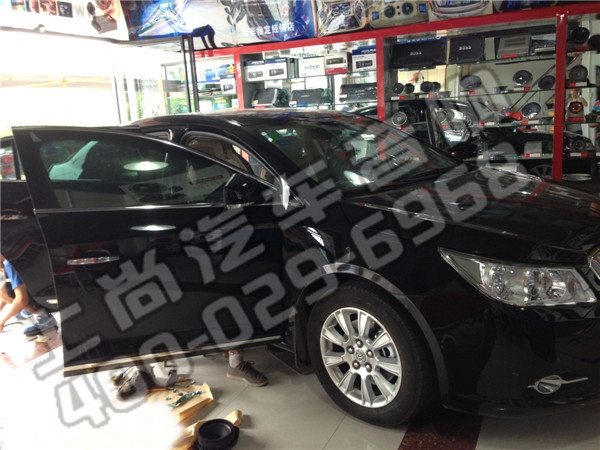 別克君威音響改裝-陜西西安上尚汽車(chē)音響