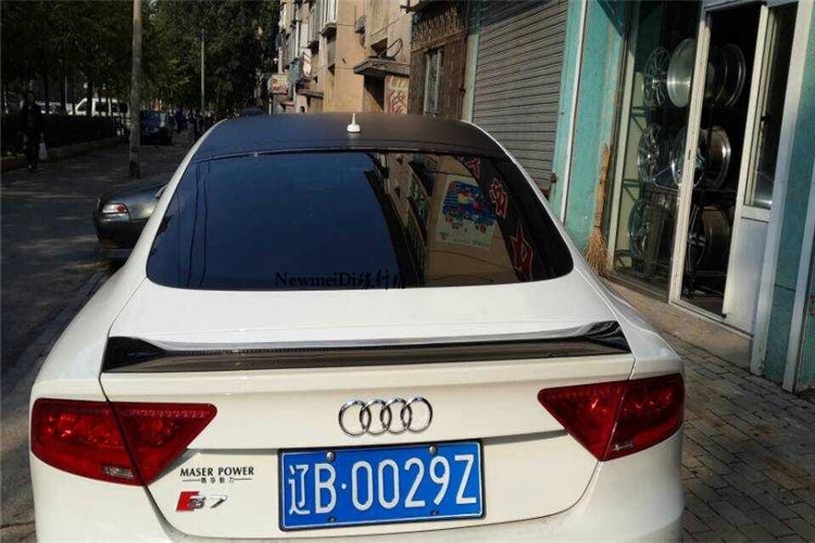 奧迪碳纖維前唇碳纖維WALD尾翼S7碳纖維后唇尾翼
