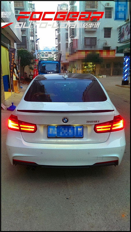寶馬新3系F30改裝雅泛迪19寸旋壓輪轂/臺灣M-Performance包圍/LED中網(wǎng)--長沙匯格車研專業(yè)寶馬改裝