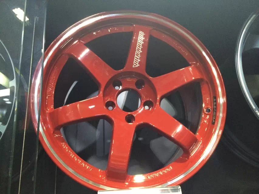 RAYS TE37 RT,全新現(xiàn)貨, 紅色