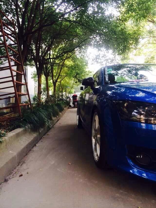 感謝車主發(fā)來裝車圖:奧迪 ,裝WORK、19寸