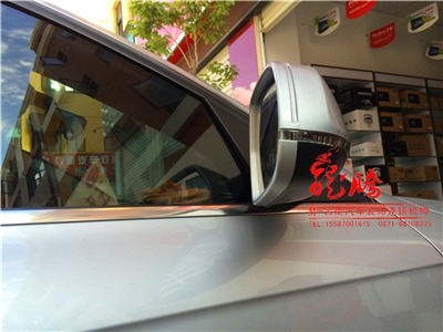 云南昆明奧迪A4L倒車電動折疊鏡改裝/奧迪DVD導(dǎo)航改裝