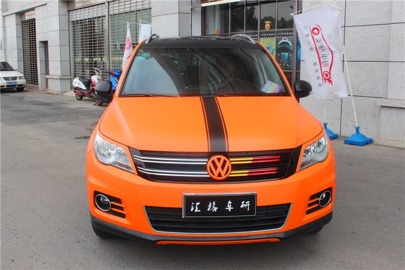 德國(guó)世界杯拉花 長(zhǎng)沙大眾途觀改色貼膜 長(zhǎng)沙進(jìn)口車(chē)身改色貼膜 啞光改色貼膜 途觀