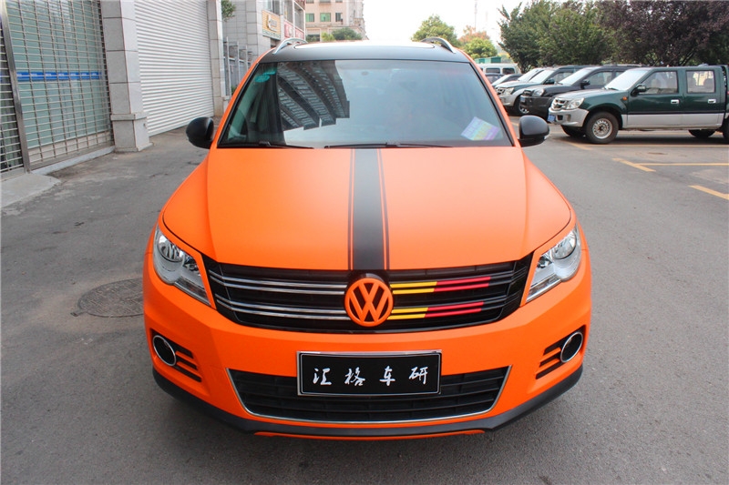 德國(guó)世界杯拉花 長(zhǎng)沙大眾途觀改色貼膜 長(zhǎng)沙進(jìn)口車(chē)身改色貼膜 啞光改色貼膜 途觀
