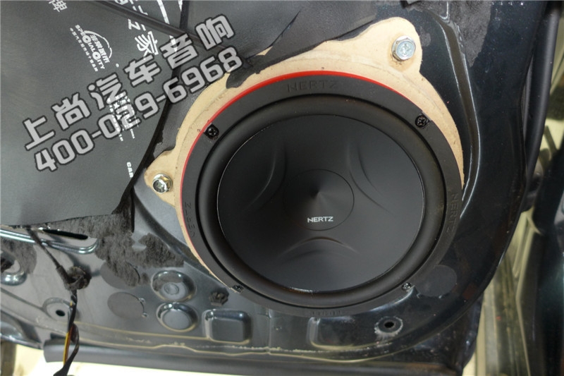 陜西西安上尚汽車音響改裝-雷諾科雷傲升級(jí)意大利赫茲音響