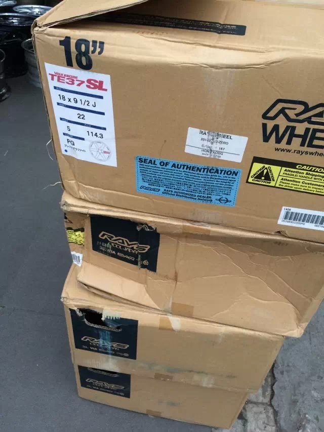 RAYS TE37、SL ,全新、到貨啦,18寸
