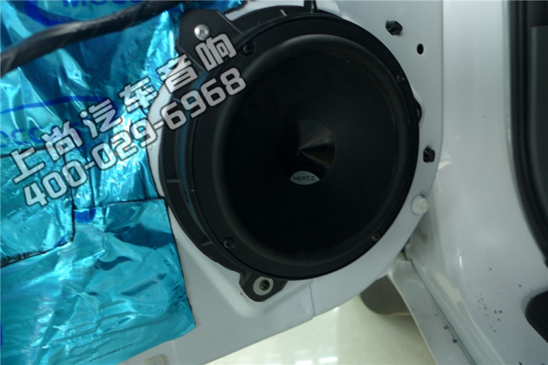 吉利帝豪升級意大利赫茲音響-陜西西安上尚汽車音響改裝