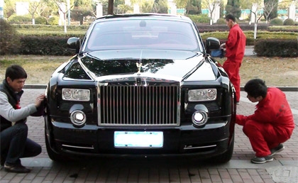深圳汽車漆面鍍晶美極光鍍盾汽車美容護理