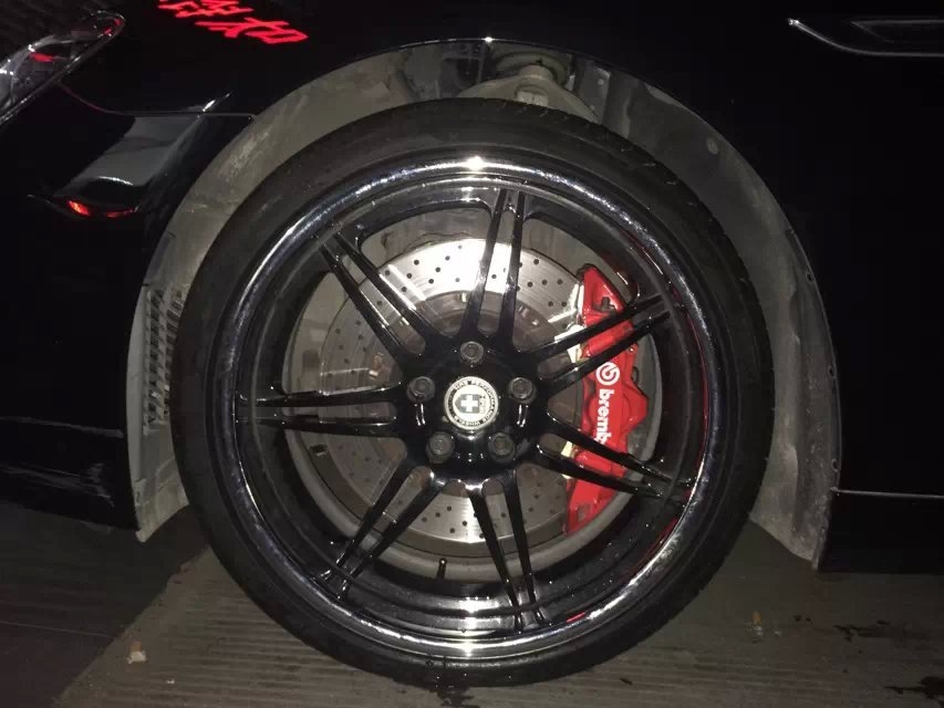 寶馬640、裝20寸，HRE。