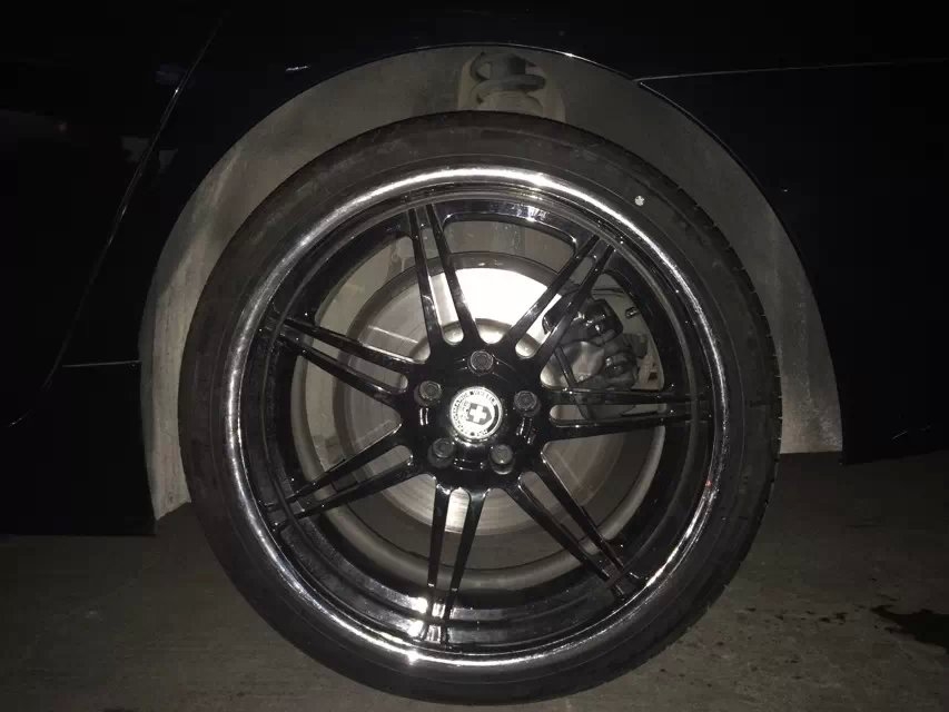 寶馬640、裝20寸，HRE。
