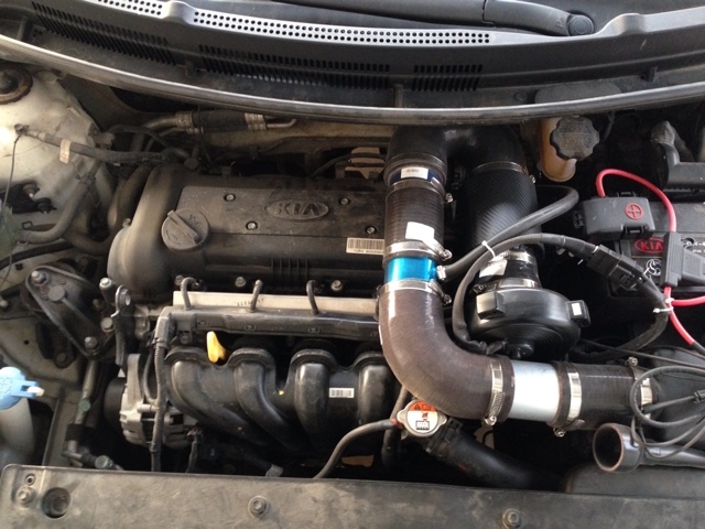 起亚K2专用离心式汽车电动涡轮增压器LX3971提升动力节油改装件专利产品