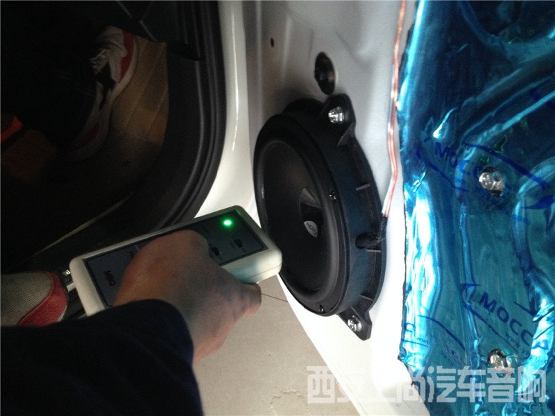 陜西西安上尚汽車音響-尼桑逍客升級(jí)意大利赫茲音響