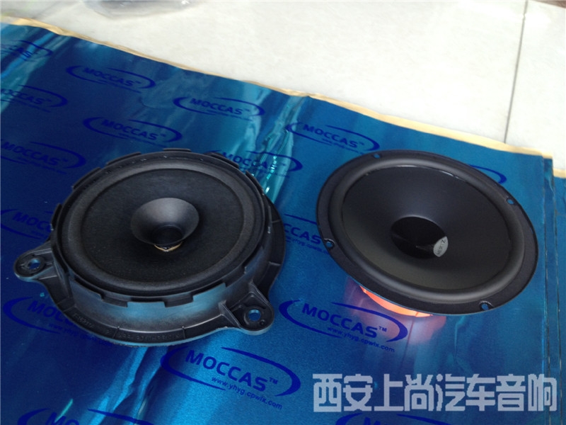 陜西西安上尚汽車音響-尼桑逍客升級(jí)意大利赫茲音響