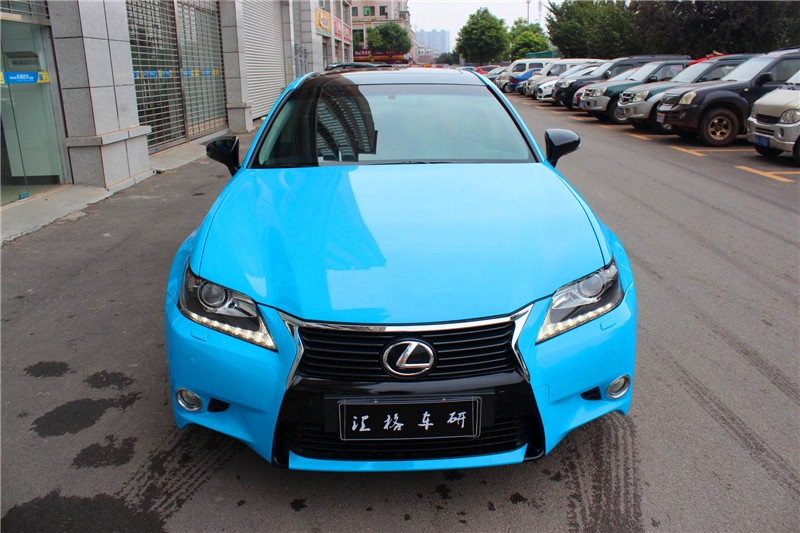 長沙進(jìn)口改色貼膜實體店 長沙進(jìn)口車身膜 雷克薩斯改色貼膜