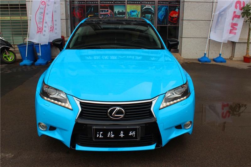長沙進(jìn)口改色貼膜實體店 長沙進(jìn)口車身膜 雷克薩斯改色貼膜