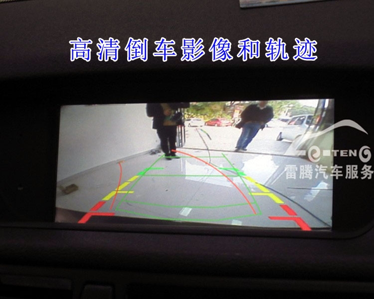 深圳新款寶馬X1原車屏升級小屏換大屏加裝手寫凱立德導航加倒車軌跡