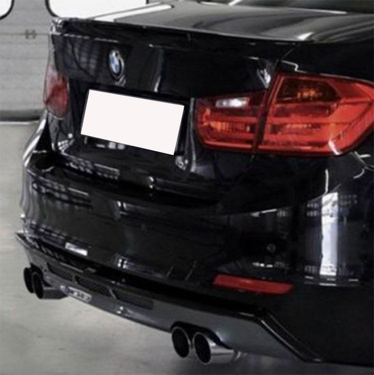 2013年 新寶馬3系 F30/F35 碳纖維后唇 雙邊四出后唇 尾唇改裝 320i 325i 318i