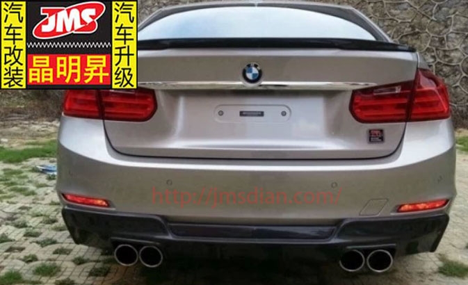 F30 F35 新寶馬3系后唇 320 328 335i 改裝 碳纖維 尾唇 后擾流板