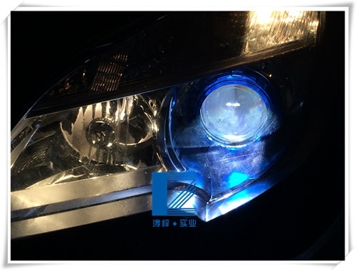 昂科拉大燈升級海拉3雙光透鏡 歐司朗氙氣燈 法雷奧安定器 無損改裝