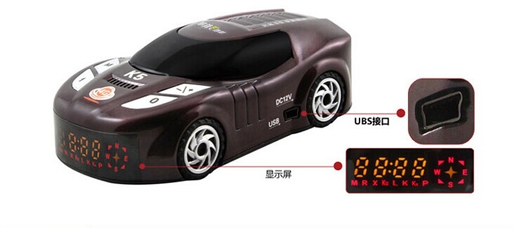 華鋒E路航 K5電子狗 安全預(yù)警雷達(dá)儀 固定 流動(dòng)測速