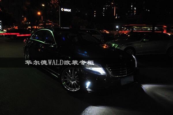 奔馳S級(jí)\W220改裝WALD外觀大包圍