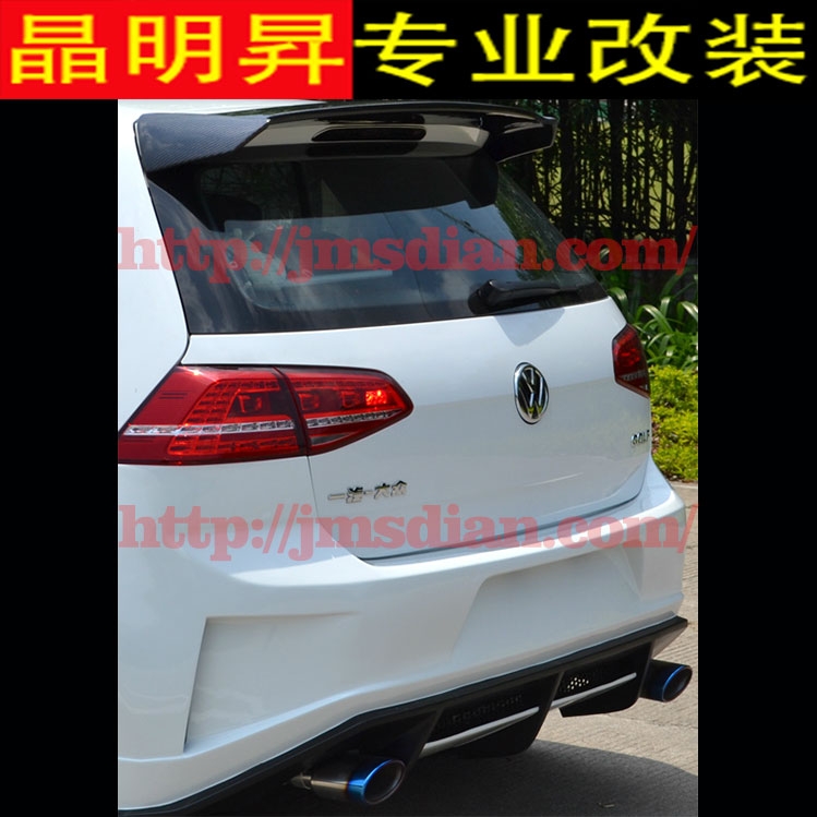 大眾 高爾夫7代 GOLF7 高7 碳纖維尾翼 高爾夫7 MK7 改裝碳纖頂翼 尾翼 原裝位